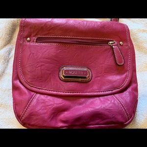 Vintage Rosetti hot pink cross body purse
